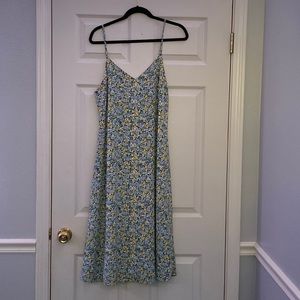 Floral Spaghetti Strapped Dress